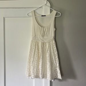 Cream colored dress